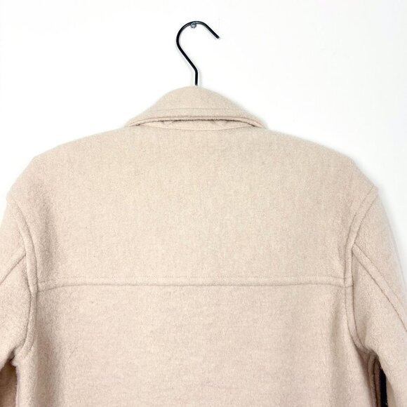 Aritzia Wilfred Free Ganna Bone Wool Shacket Shirt Jacket XS - Picture 8 of 8